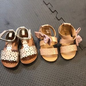 2 pairs toddler sandals!
